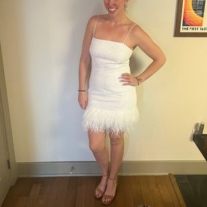 Rebecca Valance Sylvie Sequin Cocktail Dress